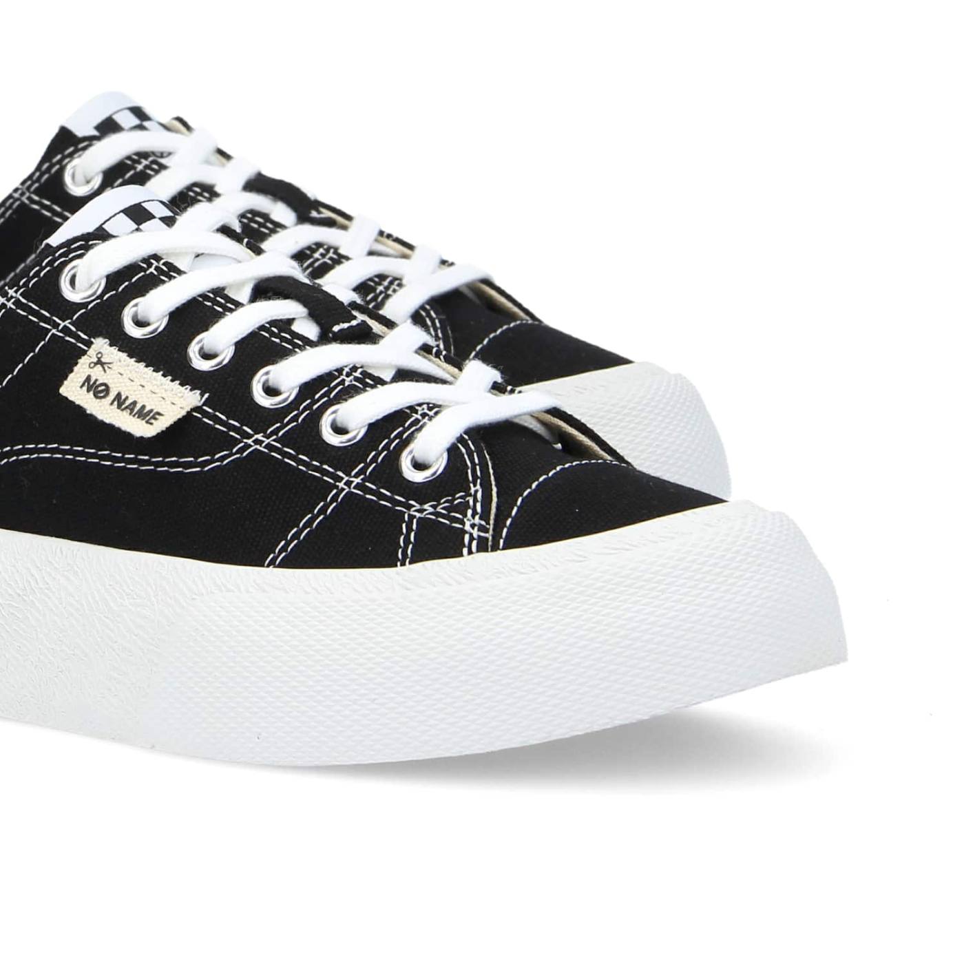 SNEAKER RESET W - TELA RICICLATA - NERO/PUNTO BIANCO